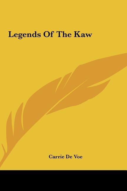 Front cover_Legends of the Kaw