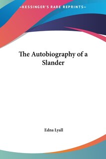 Front cover_The Autobiography of a Slander