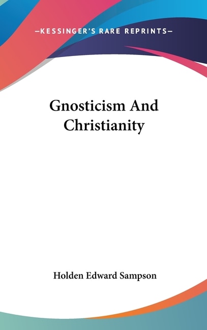 Front cover_Gnosticism And Christianity