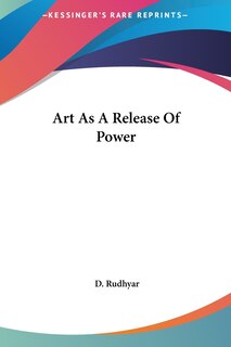 Front cover_Art As A Release Of Power