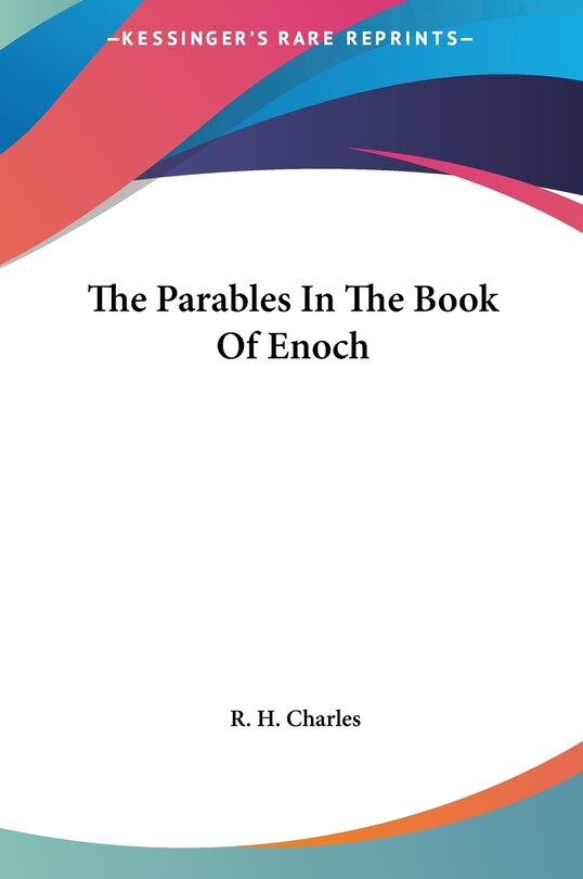 Front cover_The Parables In The Book Of Enoch