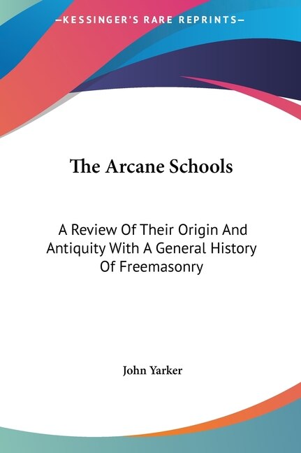Front cover_The Arcane Schools