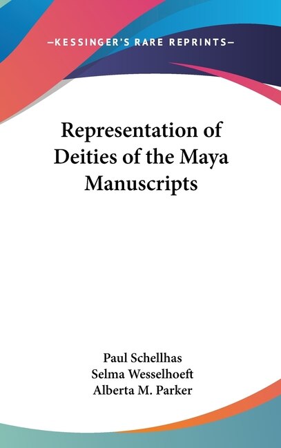 Couverture_Representation of Deities of the Maya Manuscripts