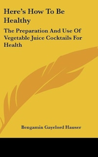 Couverture_Here's How To Be Healthy