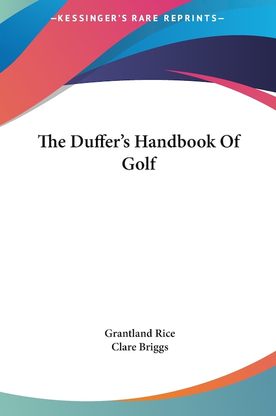 Front cover_The Duffer's Handbook Of Golf
