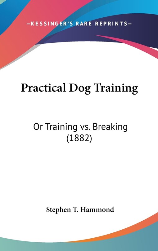 Couverture_Practical Dog Training