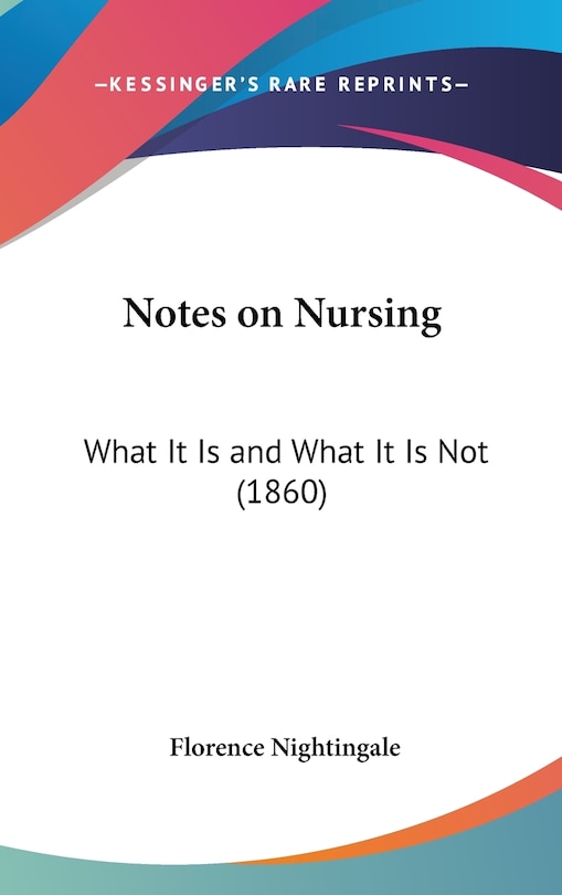 Couverture_Notes on Nursing