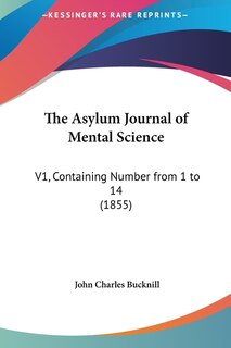 Couverture_The Asylum Journal of Mental Science