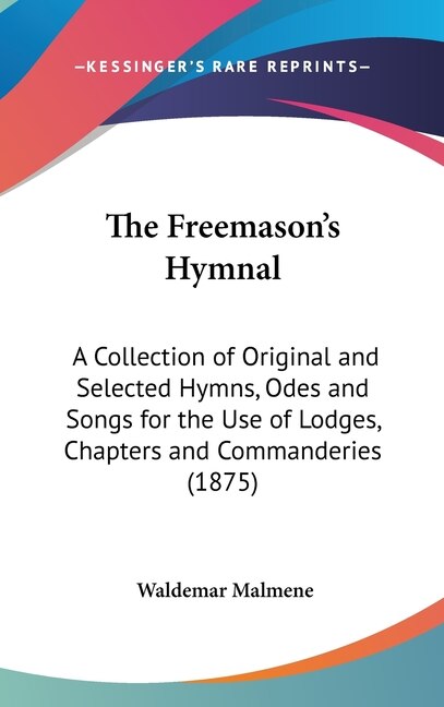 Couverture_The Freemason's Hymnal