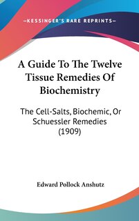 Couverture_A Guide To The Twelve Tissue Remedies Of Biochemistry