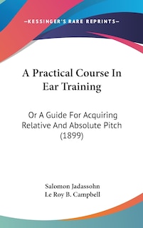 Couverture_A Practical Course In Ear Training