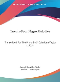 Front cover_Twenty-Four Negro Melodies