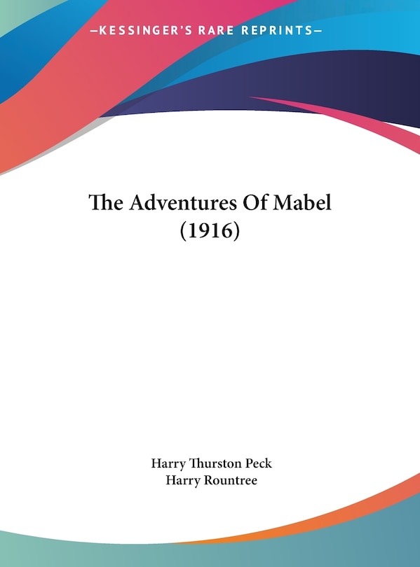 Front cover_The Adventures of Mabel (1916)