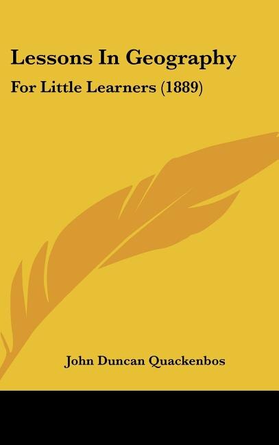 Front cover_Lessons in Geography