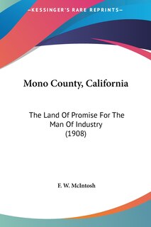 Front cover_Mono County, California