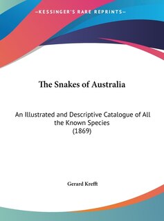 Front cover_The Snakes of Australia