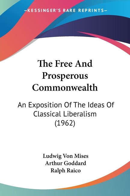Front cover_The Free And Prosperous Commonwealth