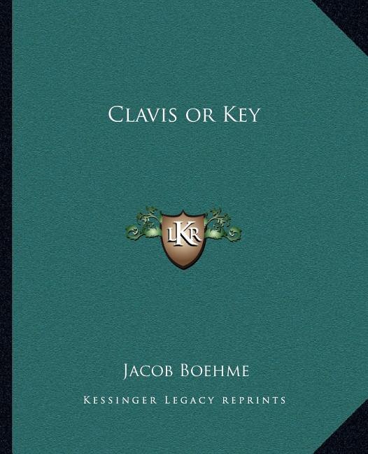 Front cover_Clavis or Key