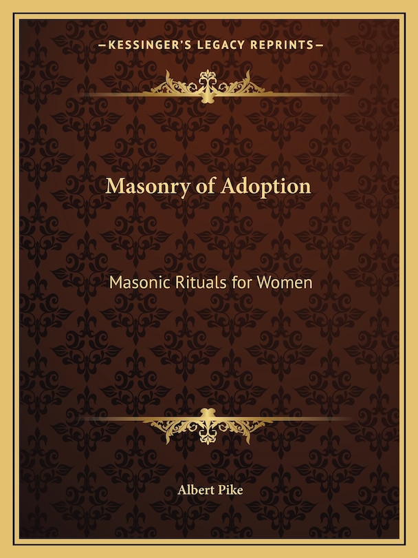 Front cover_Masonry of Adoption