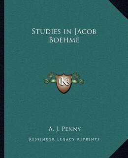 Couverture_Studies in Jacob Boehme