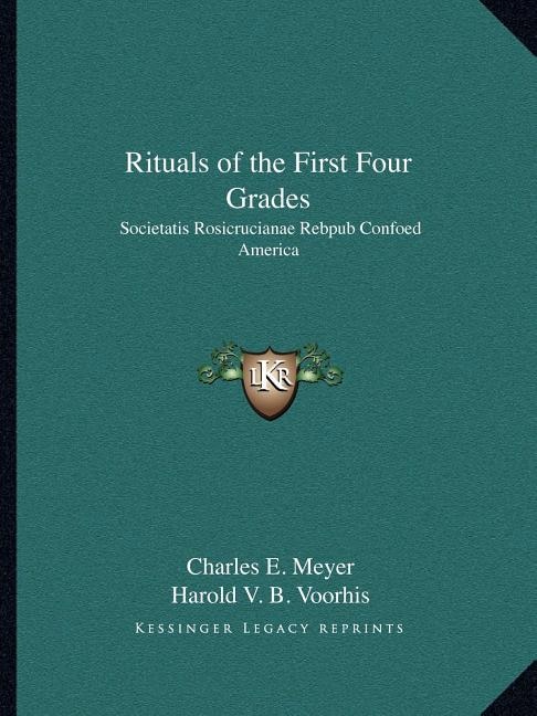 Front cover_Rituals of the First Four Grades
