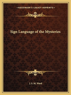 Front cover_Sign Language of the Mysteries