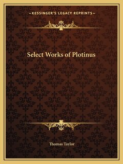 Front cover_Select Works of Plotinus