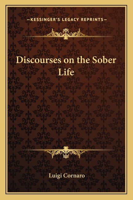 Front cover_Discourses on the Sober Life