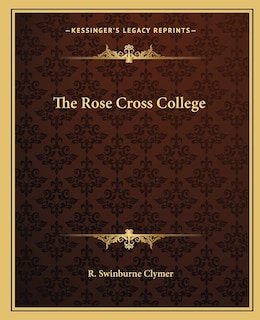Front cover_The Rose Cross College