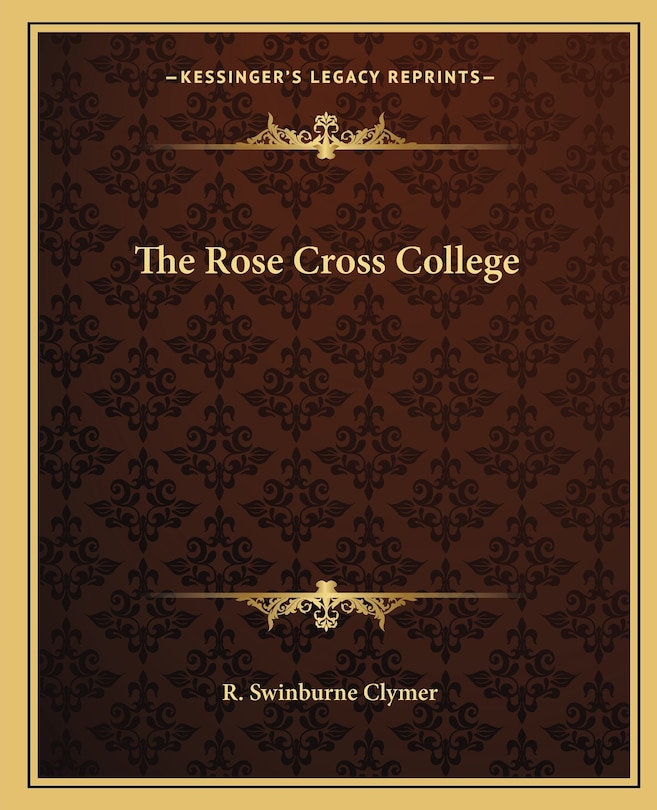 Front cover_The Rose Cross College