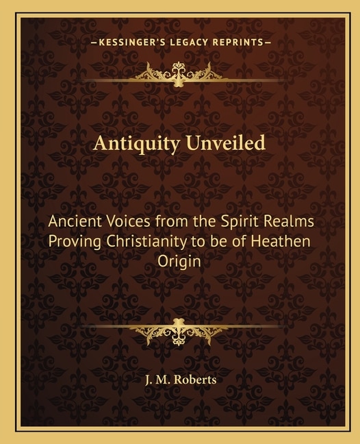 Front cover_Antiquity Unveiled