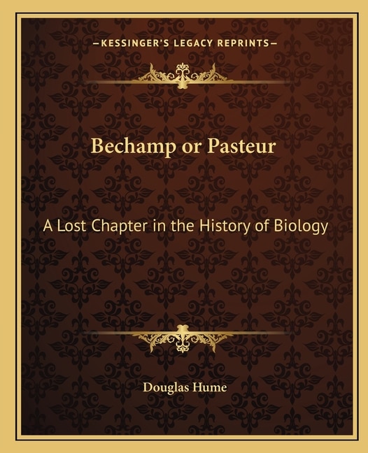 Front cover_Bechamp or Pasteur