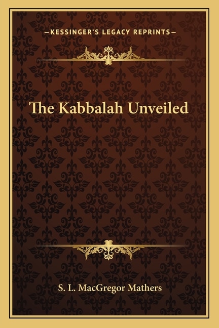 Front cover_The Kabbalah Unveiled