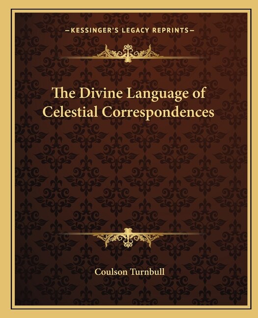 Couverture_The Divine Language of Celestial Correspondences