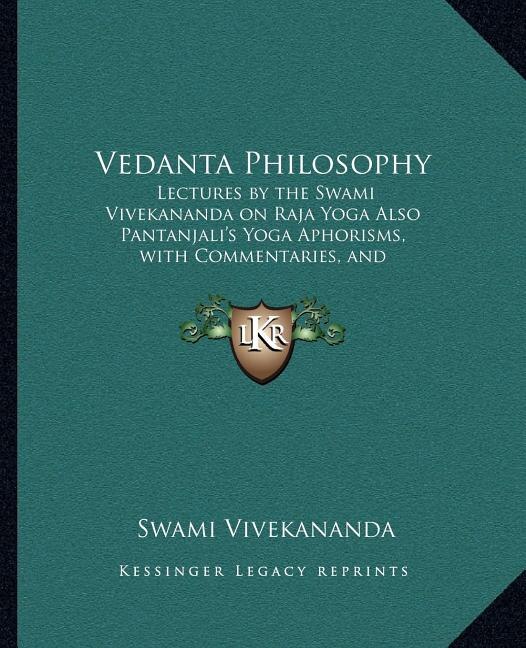 Front cover_Vedanta Philosophy