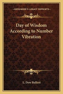 Couverture_Day of Wisdom According to Number Vibration
