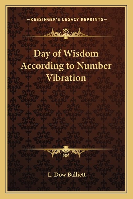 Couverture_Day of Wisdom According to Number Vibration
