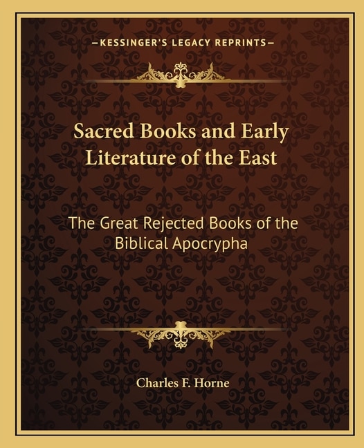Couverture_Sacred Books and Early Literature of the East