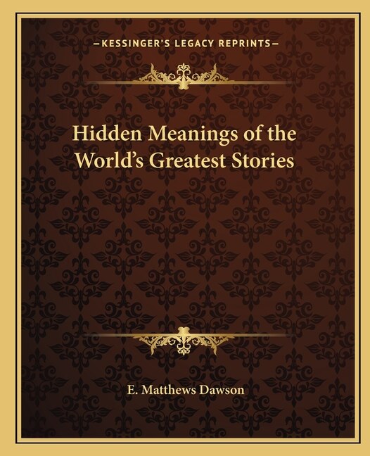 Couverture_Hidden Meanings of the World's Greatest Stories