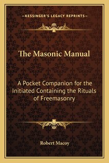 Front cover_The Masonic Manual
