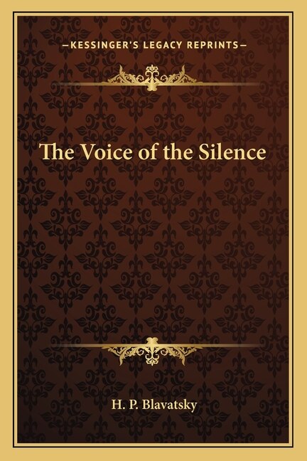 Front cover_The Voice of the Silence