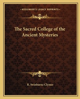 Couverture_The Sacred College of the Ancient Mysteries