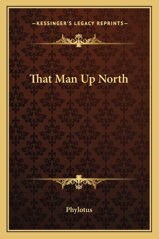 Front cover_That Man Up North