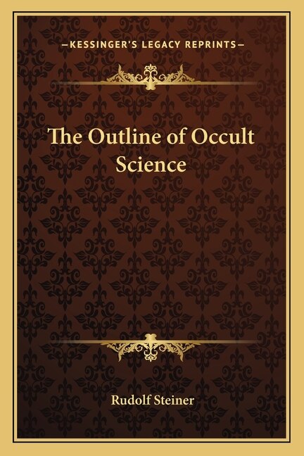 Couverture_The Outline of Occult Science
