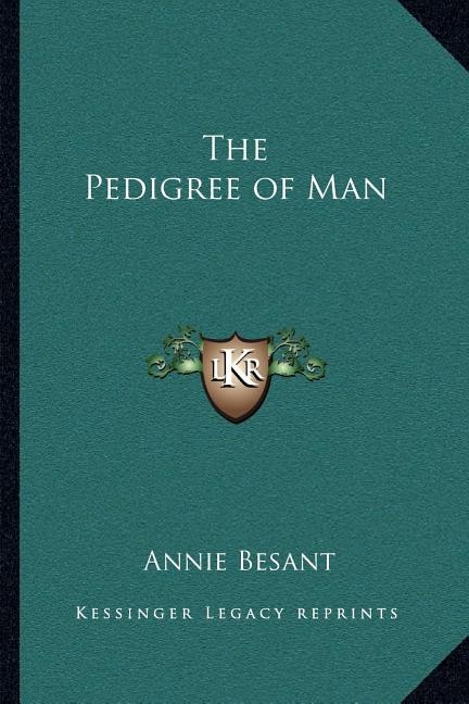 Front cover_The Pedigree of Man