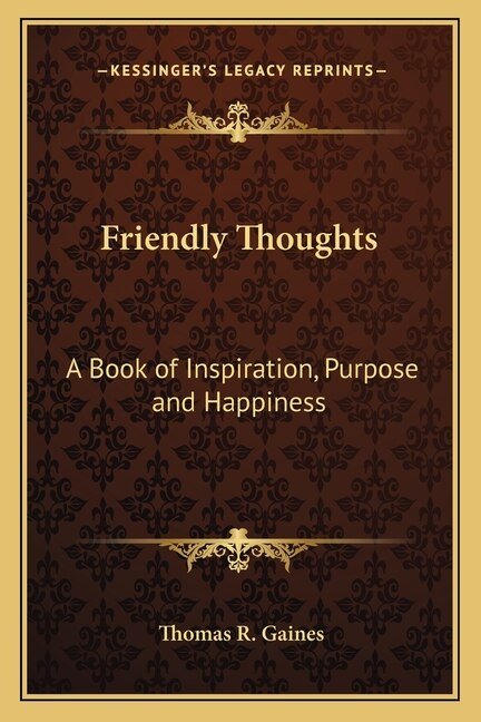 Couverture_Friendly Thoughts