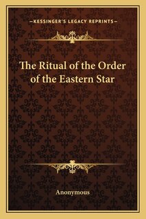 Front cover_The Ritual of the Order of the Eastern Star