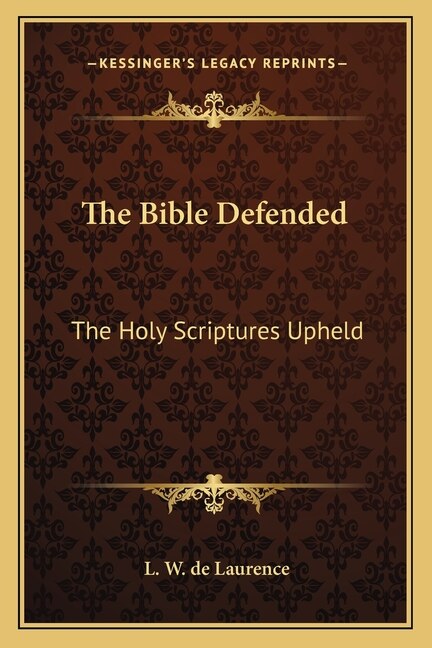 Couverture_The Bible Defended
