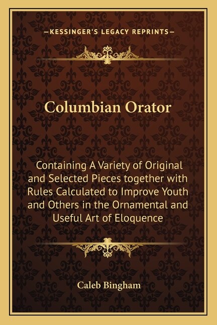 Front cover_Columbian Orator