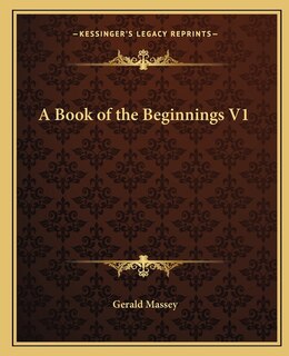 Front cover_A Book of the Beginnings V1